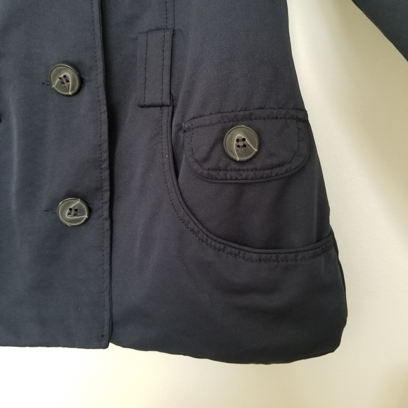 Vero Moda navy blue short trench coat lined - Picture 7 of 10